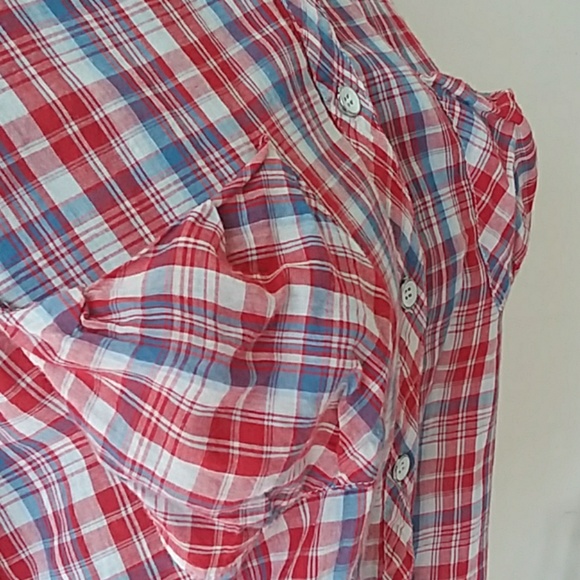 4/$20 KENSIE Pretty plaid puffy pockets - Picture 5 of 8